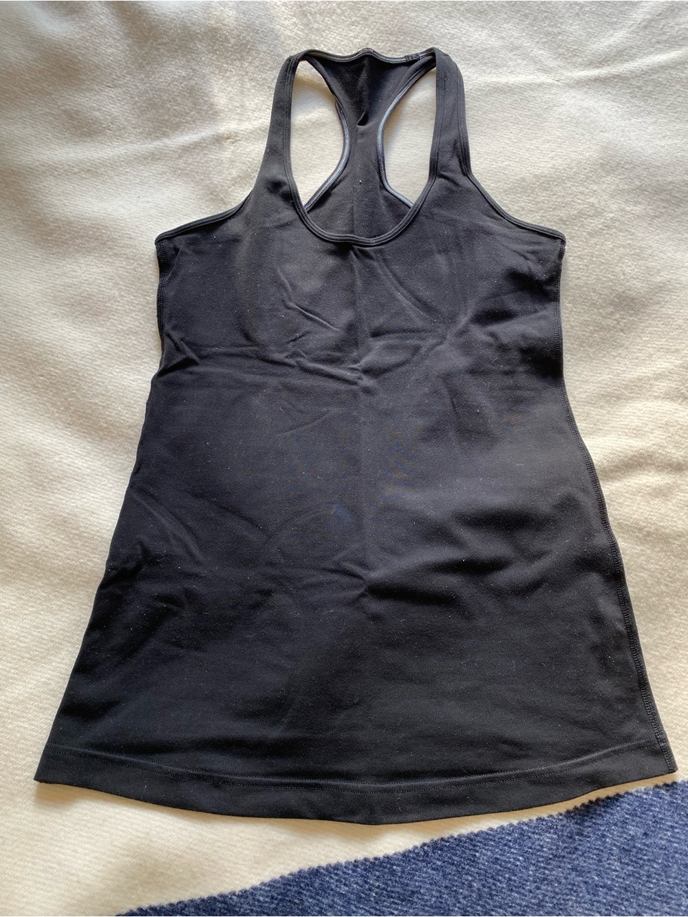 Lululemon Black Racerback Athletic Tank Top